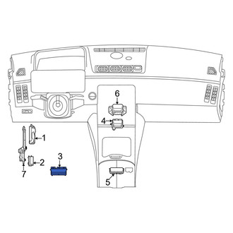Mercedes-Benz OE - Front Left Seat Heater Control Module