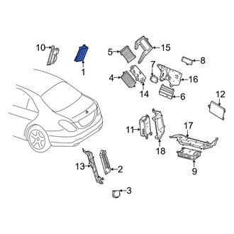 Mercedes-Benz OE - GPS Navigation Control Module