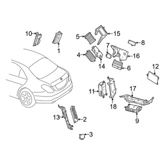 Mercedes-Benz OE - Electrical - Control Units (Trunk)