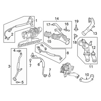 Mercedes-Benz OE - Engine - Turbocharger & Components (Pipes & Tubes)