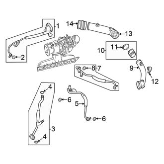 Mercedes-Benz OE - Engine - Turbocharger & Components (Pipes & Tubes)