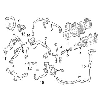 Mercedes-Benz OE - Engine - Turbocharger & Components