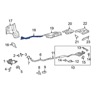 Mercedes-Benz OE - Floor Pan Heat Shield
