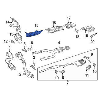 Mercedes-Benz OE - Floor Pan Heat Shield