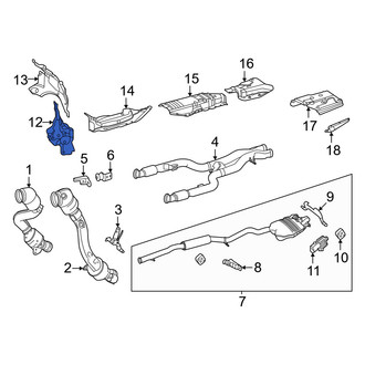 Mercedes-Benz OE - Left Outer Floor Pan Heat Shield