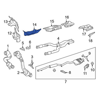 Mercedes-Benz OE - Left Floor Pan Heat Shield