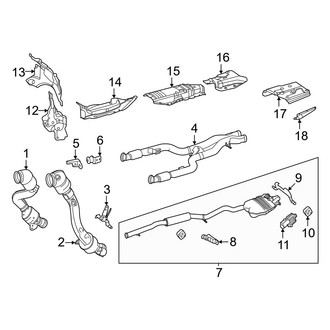Mercedes-Benz OE - Exhaust System - Exhaust Components
