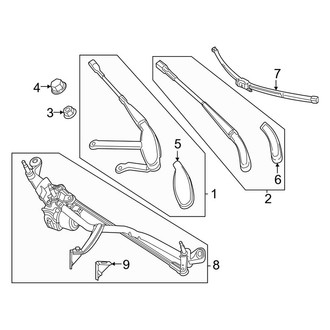 Mercedes-Benz OE - Windshield - Wiper Components