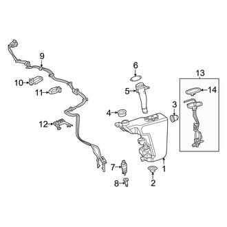 Mercedes-Benz OE - Windshield - Washer Components