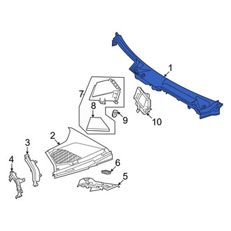 Mercedes-Benz OE - Front Center Cowl Cover