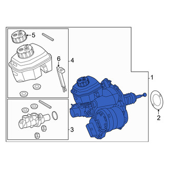 Mercedes-Benz OE - Power Brake Booster