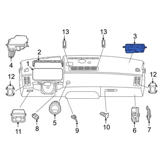 Mercedes-Benz OE - GPS Navigation Control Module