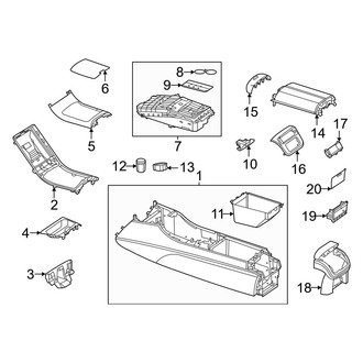 Mercedes-Benz OE - Front Console