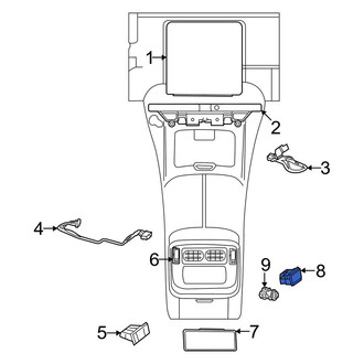 Mercedes-Benz OE - Front 12 Volt Accessory Power Outlet