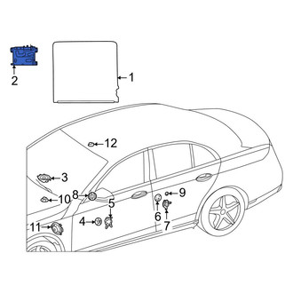 Mercedes-Benz OE - Infotainment Display Control Module