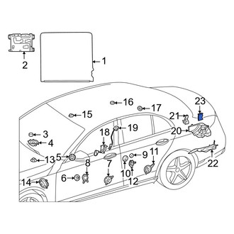 Mercedes-Benz OE - Rear Radio Amplifier