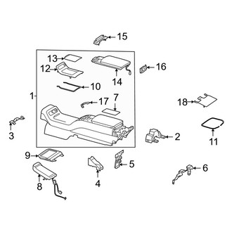 Mercedes-Benz OE - Rear Console (Lower Console)