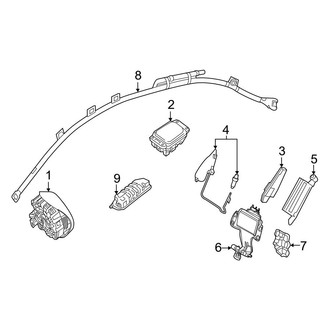 Mercedes-Benz OE - Restraint Systems - Air Bag Components (Air Bags)