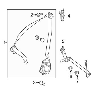 Mercedes-Benz OE - Restraint Systems - Front Seat Belts