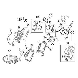 Mercedes-Benz OE - Seats & Tracks - Passenger Seat Components