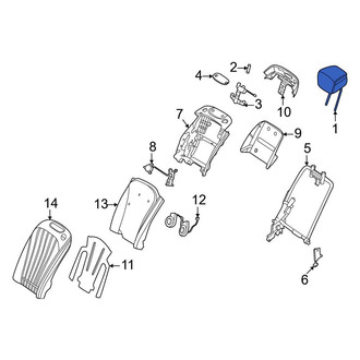 Mercedes-Benz OE - Rear Headrest