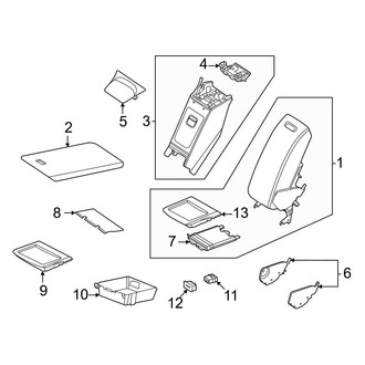 Mercedes-Benz OE - Seats & Tracks - Rear Seat Components (Armrest Bucket Seats)