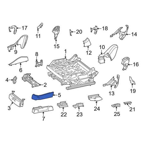 Seat Frame Trim Panel