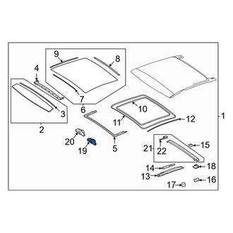 Mercedes-Benz OE - Sunroof Motor