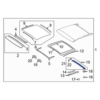Mercedes-Benz OE - Sunroof Cover