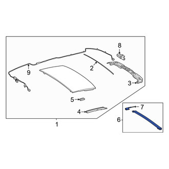 Mercedes-Benz OE - Sunroof Cover
