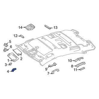 Mercedes-Benz OE - Sun Visor Holder Cap