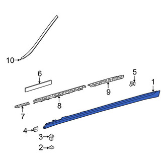 Mercedes-Benz OE - Left Rocker Panel Guard