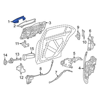 Mercedes-Benz OE - Front Left Outer Exterior Door Handle