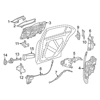 Mercedes-Benz OE - Rear Door - Lock & Hardware