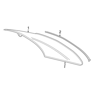 Mercedes-Benz OE - Back Glass - Glass