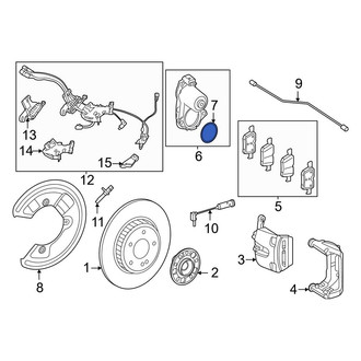Mercedes-Benz OE - Parking Brake Actuator O-Ring