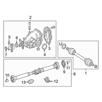 Mercedes-Benz OE - Rear Suspension - Axle & Differential