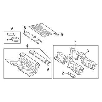 Mercedes-Benz OE - Rear Body & Floor - Floor & Rails (Front)