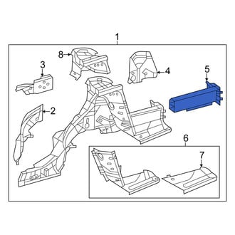 Mercedes-Benz OE - Rear Right Frame Rail End