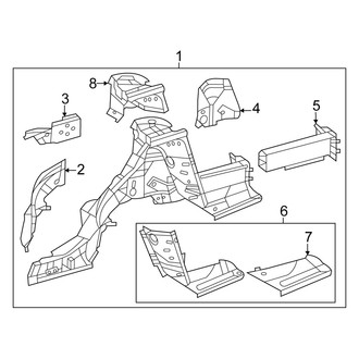 Mercedes-Benz OE - Rear Body & Floor - Floor & Rails (Sidemember)