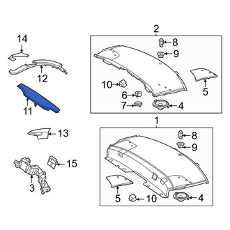 Mercedes-Benz OE - Rear Center Trunk Trim Scuff Plate
