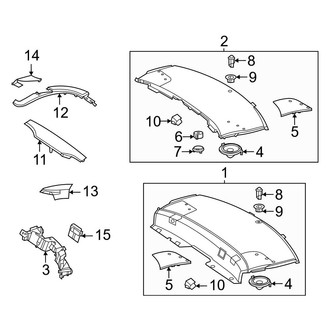 Mercedes-Benz OE - Rear Body & Floor - Interior Trim (Package Tray)