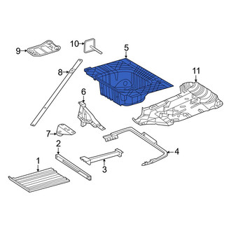 Mercedes-Benz OE - Rear Spare Tire Compartment