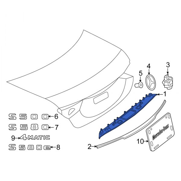 Deck Lid Molding