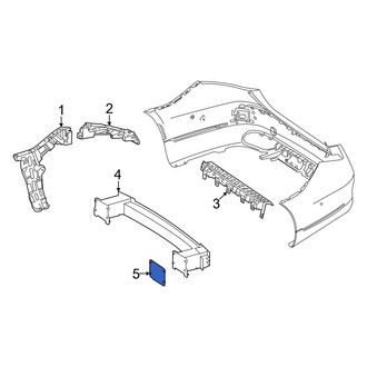Mercedes-Benz OE - Bumper Impact Bar Gasket