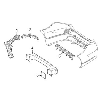 Mercedes-Benz OE - Rear Bumper - Bumper & Components