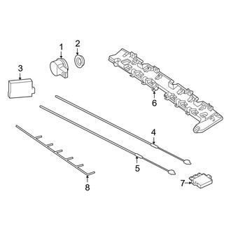 Mercedes-Benz OE - Rear Bumper - Electrical Components