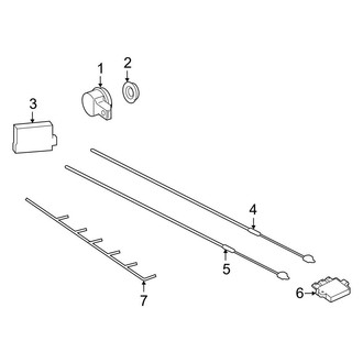 Mercedes-Benz OE - Rear Bumper - Electrical Components