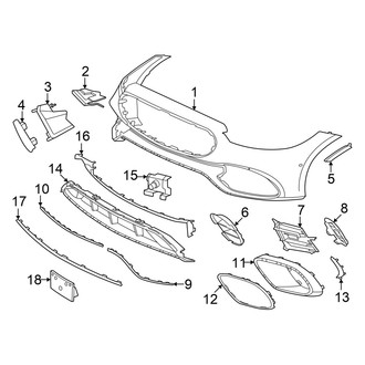 Mercedes-Benz OE - Front Bumper & Grille - Bumper & Components