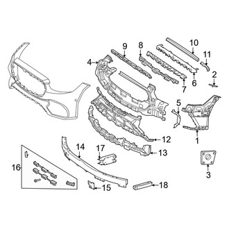 Mercedes-Benz OE - Front Bumper & Grille - Bumper & Components